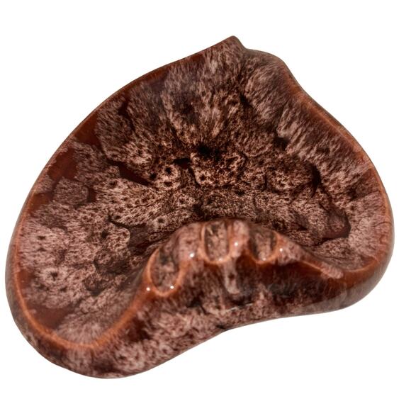 Mid-Century Modern Specled Ceramic Ashtray Plymouth Products Co, Philly - Picture 4 of 8